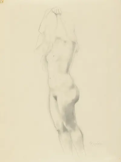 Standing Female Nude, Armand Rassenfosse