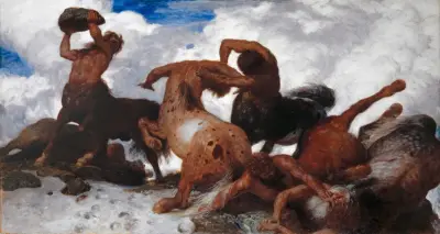 Kentaurenkampf, 1872 von Arnold Böcklin