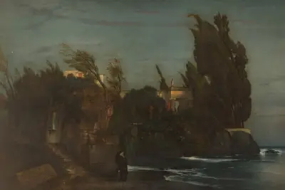 Fiesole vid havet av Arnold Böcklin