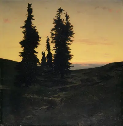 Tannenwald von Arnold Böcklin