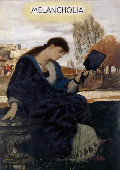 Melancholie, 1885 von Arnold Böcklin