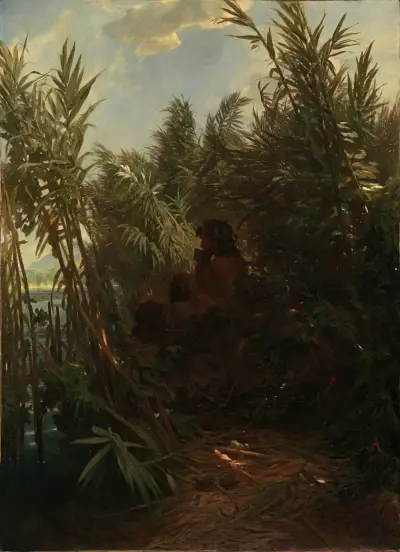 Pan i vassen av Arnold Böcklin