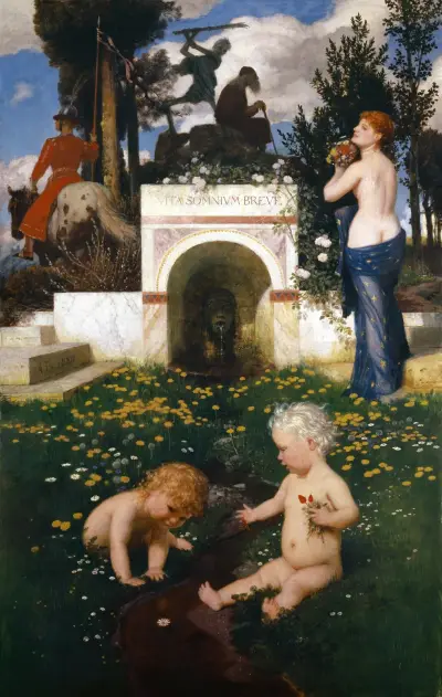 Vita somnium breve (Livet en kort dröm) av Arnold Böcklin