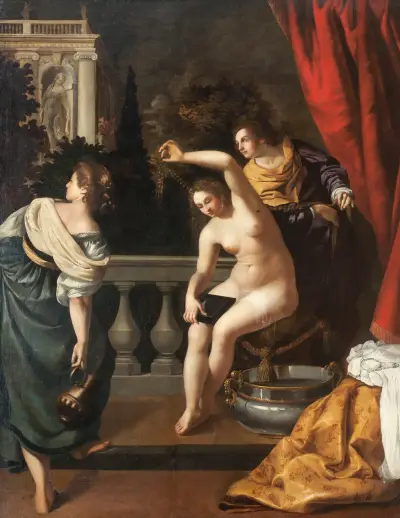 Betsabea Al Bagno av Artemisia Gentileschi