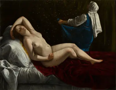 Danaë av Artemisia Gentileschi