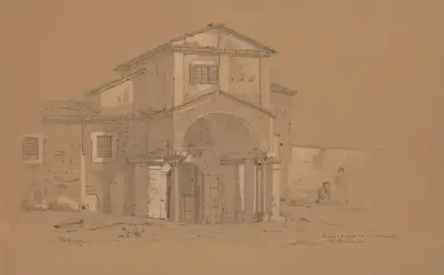 Kirche San Cosma in Trastevere in Rom von Arthur Blaschnik