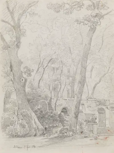 Die Gärten der Villa Doria Pamphili in Albano von Arthur Blaschnik