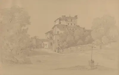 Palazzo Chigi i Ariccia av Arthur Blaschnik