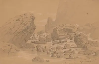 Felsstrand auf Capri von Arthur Blaschnik