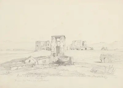 Ruins of Luculli Villa by Via Appia in Rome, Arthur Blaschnik