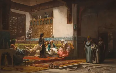 Moorish Interior av Frederick Arthur Bridgman