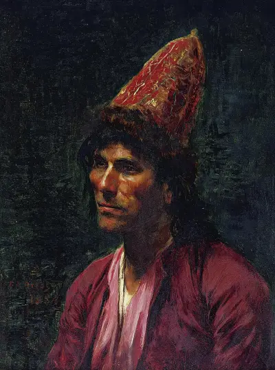 Portrait Of A Man av Frederick Arthur Bridgman