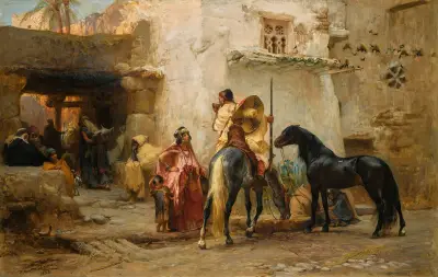 Gata i Algeriet av Frederick Arthur Bridgman