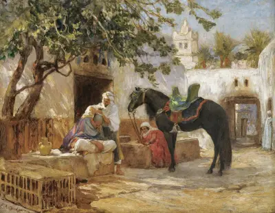 Barberaren av Frederick Arthur Bridgman