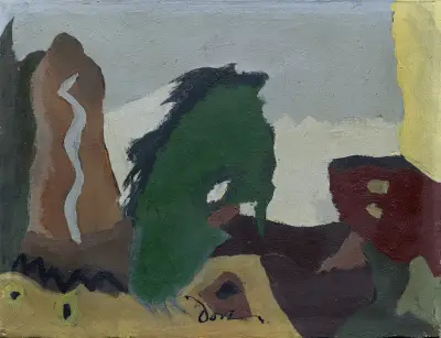Sjöns fot av Arthur Dove