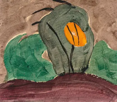 Sonne durch Baum II von Arthur Dove