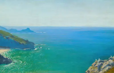 Gurnard’s Head, from St Ives side av Arthur Hughes