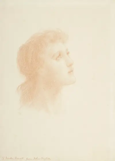 Głowa dziewczynki, Arthur Hughes
