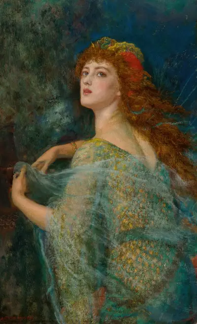 The Enchantress av Arthur Hughes