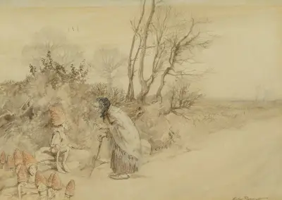 A Wayside Chat av Arthur Rackham