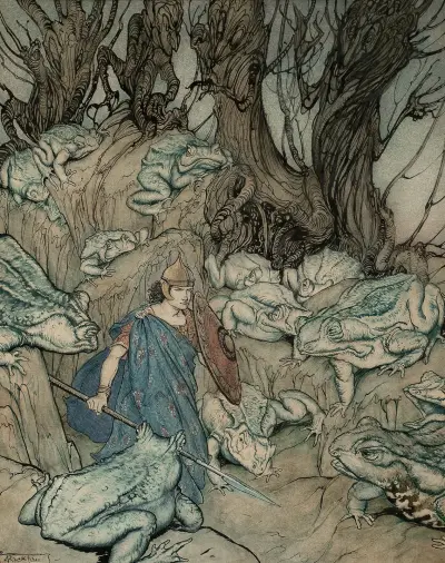 Becuma of the White Skin av Arthur Rackham