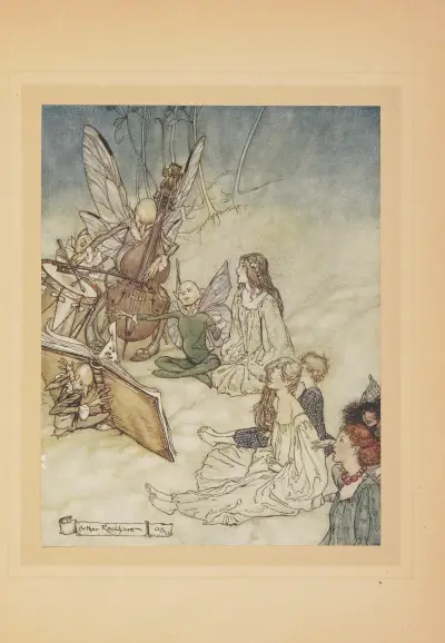 Et une chanson de Fées av Arthur Rackham