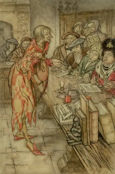 In kom den underligaste gestalt von Arthur Rackham