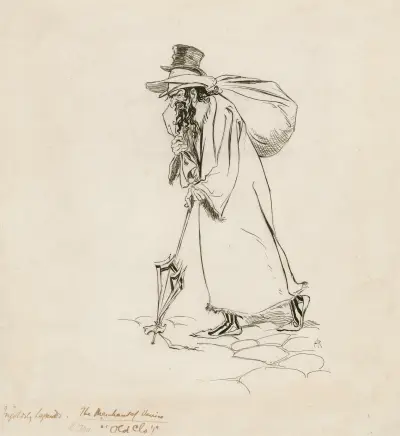 Ingoldsby legends. Merchant of Venice, Arthur Rackham