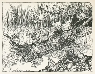King Log av Arthur Rackham