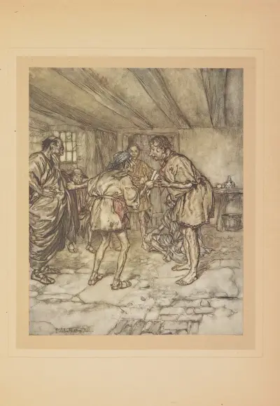 Laissez-moi jouer aussi le lion av Arthur Rackham
