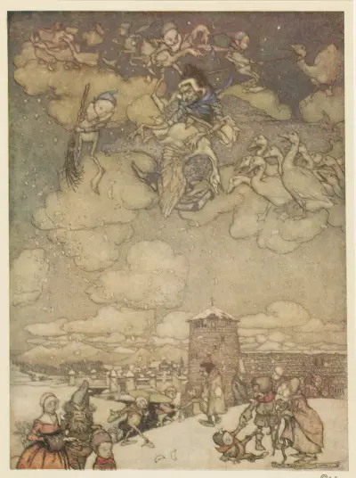Mamma Gås av Arthur Rackham