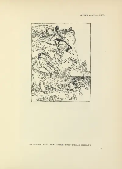 The crooked men – Mother goose av Arthur Rackham