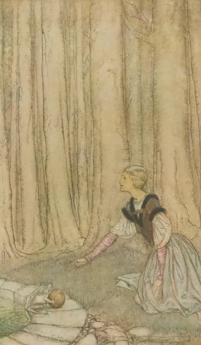 Der Froschkönig von Arthur Rackham