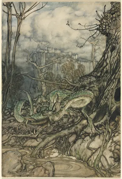 The Green Dragon av Arthur Rackham
