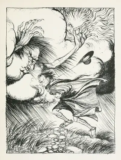 Nordanvinden och solen av Arthur Rackham