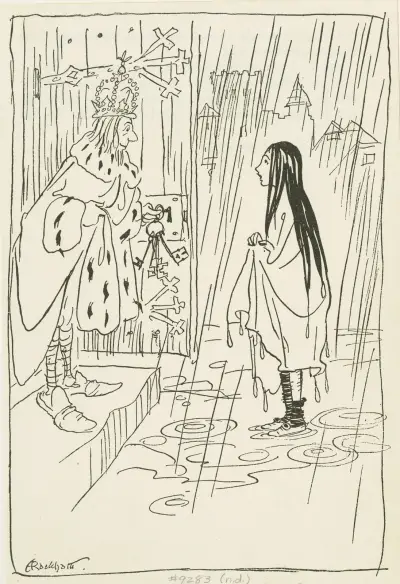 Prinsessan på ärten av Arthur Rackham