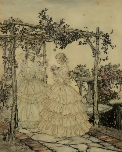 Der Rosengarten von Arthur Rackham