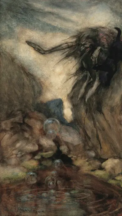 Häxans damm av Arthur Rackham