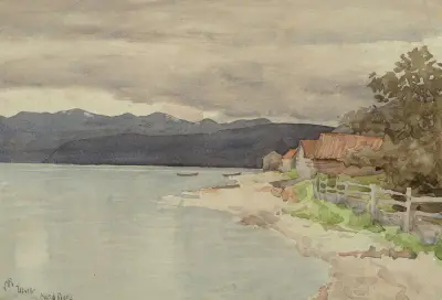Utvik, Not a Fjord, Norwegian Trip av Arthur Rackham