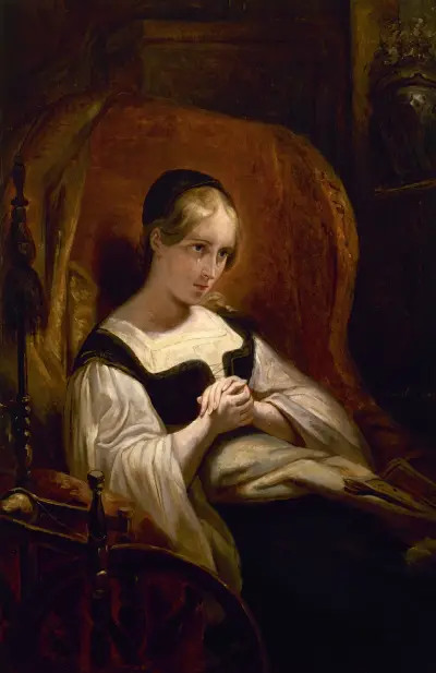Marguerite au Rouet av Ary Scheffer