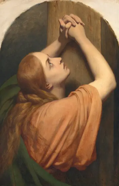Maria Magdalena vid korsets fot av Ary Scheffer