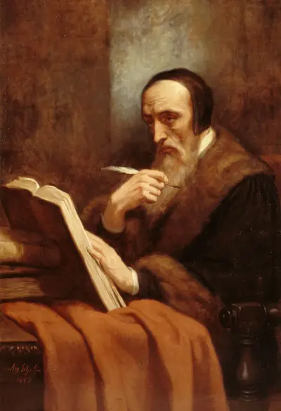 Portrét Calvina, Ary Scheffer