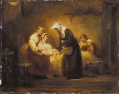 Die barmherzige Schwester von Ary Scheffer