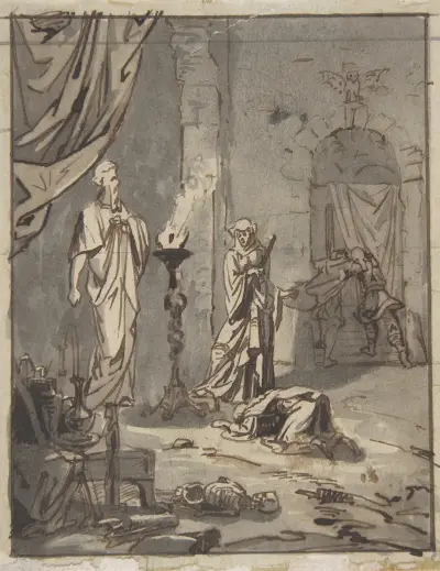 Endors häxa av Ary Scheffer