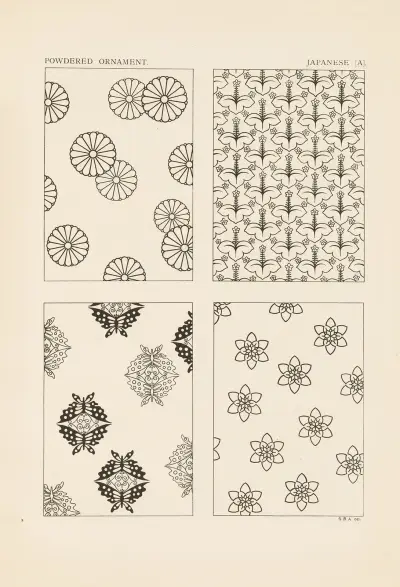Ornamentets konturer i de ledande stilarna, pl. 13 av George Ashdown Audsley