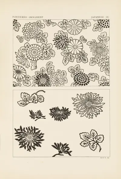 Outlines of ornament in the leading styles Pl.14 av George Ashdown Audsley