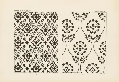 Ornamentikens konturer i ledande stilar, pl. 26 av George Ashdown Audsley