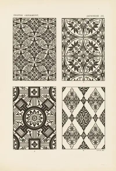 Ornament i ledande stilar, pl. 27 av George Ashdown Audsley