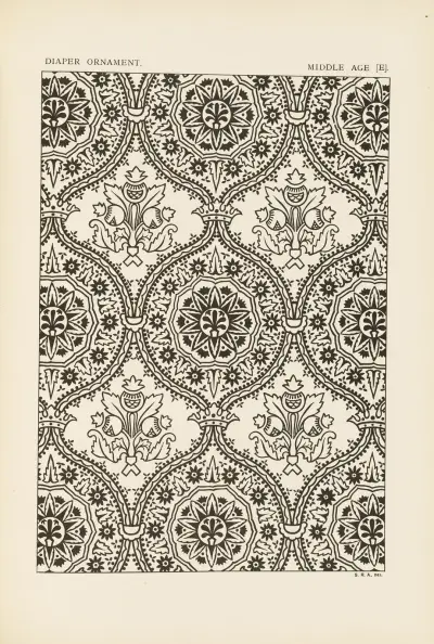 Outlines of ornament in the leading styles Pl.37 av George Ashdown Audsley