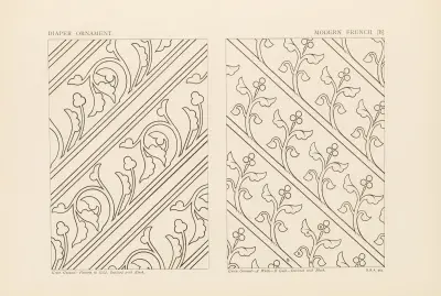 Outlines of ornament in the leading styles Pl.43 av George Ashdown Audsley